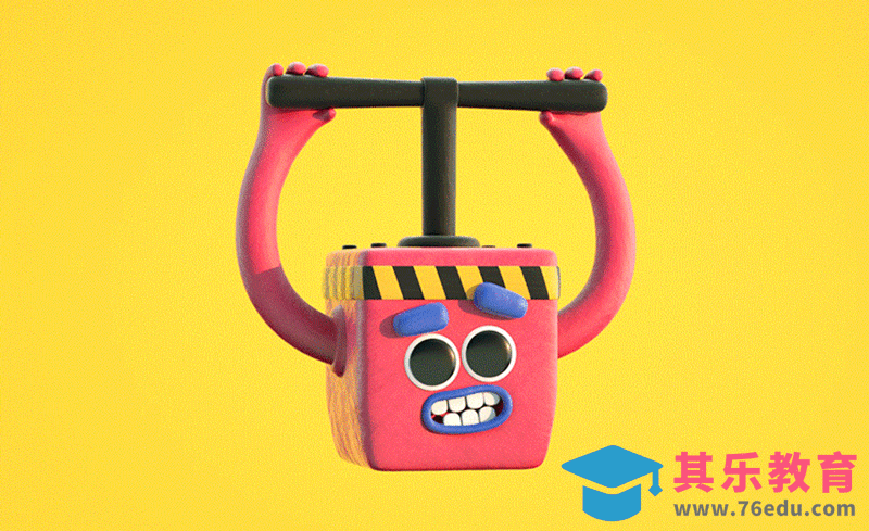 C4D+OC+AE-炸弹人爆炸充气动效（上）[虎课网C4D设计视频教程][产品数码建模MP4教程全集 ]-第1张图片-我要自学网