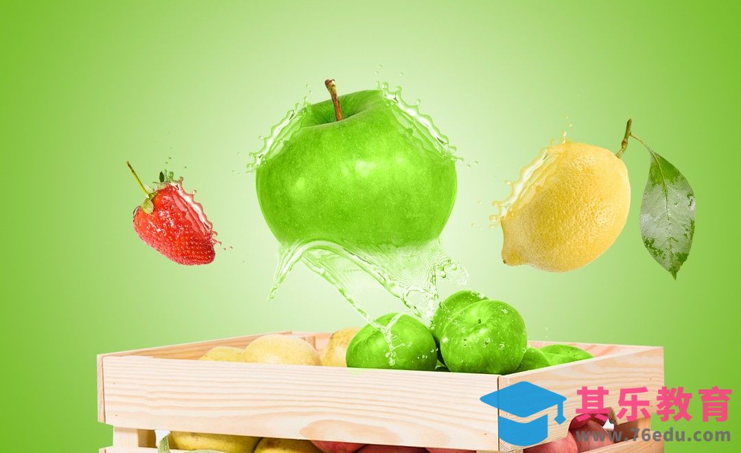 PS-水果液化效果[虎课网平面设计视频教程][图片排版配色MP4高清全集 ]-第1张图片-我要自学网