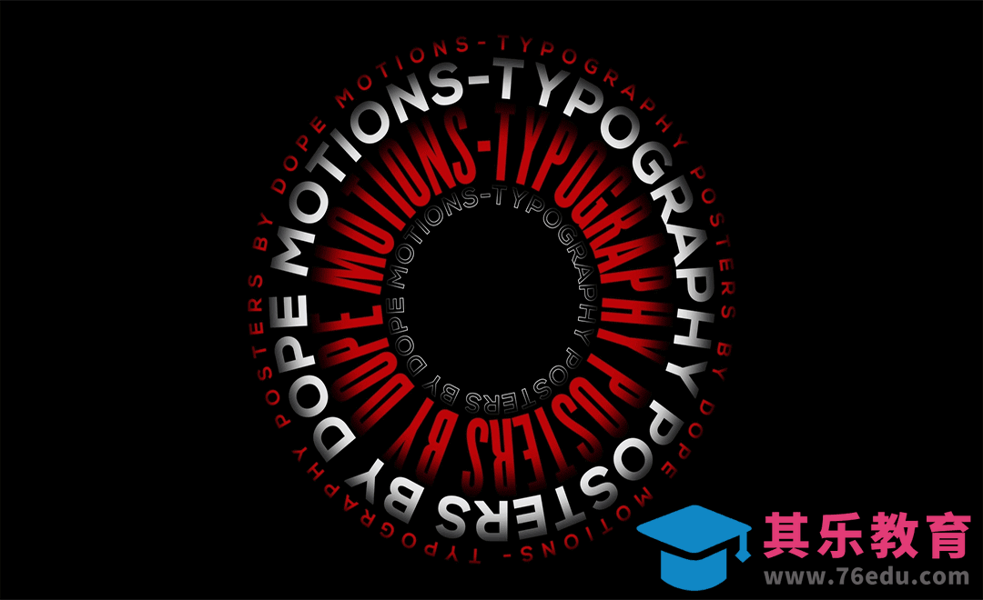 AE-环形旋转文字排版动画[虎课网最新视频教程][免费高清MP4教程全集 ]-第1张图片-我要自学网