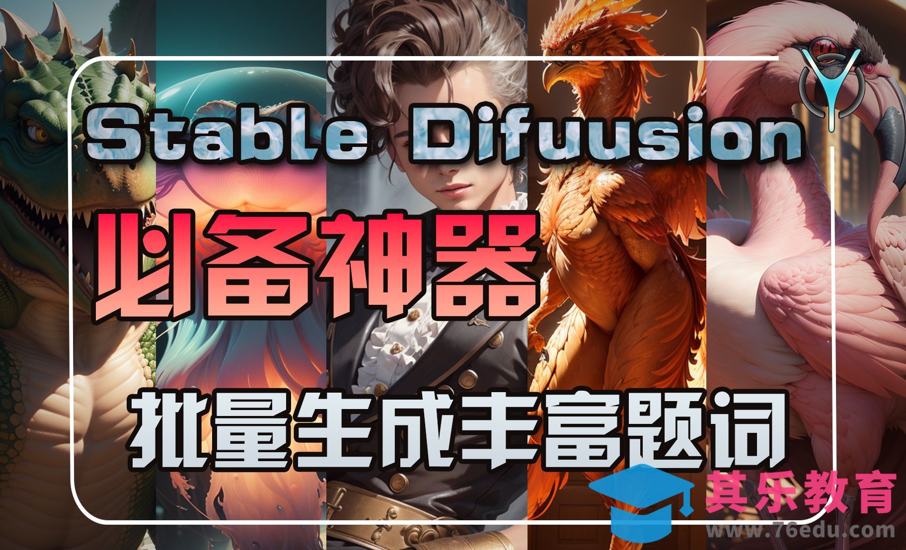 SD一键提词插件(One Button Prompt) | 一键批量生成丰富图图像！[虎课网AICG人工智能视频教程][MP4高清全集 ]-第1张图片-我要自学网