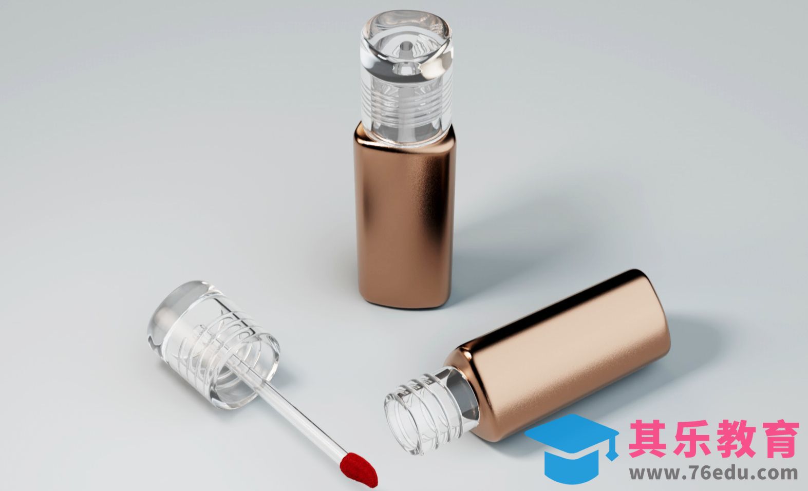 C4D+阿诺德-美甲化妆品建模上[虎课网C4D设计视频教程][产品数码建模MP4教程全集 ]-第1张图片-我要自学网