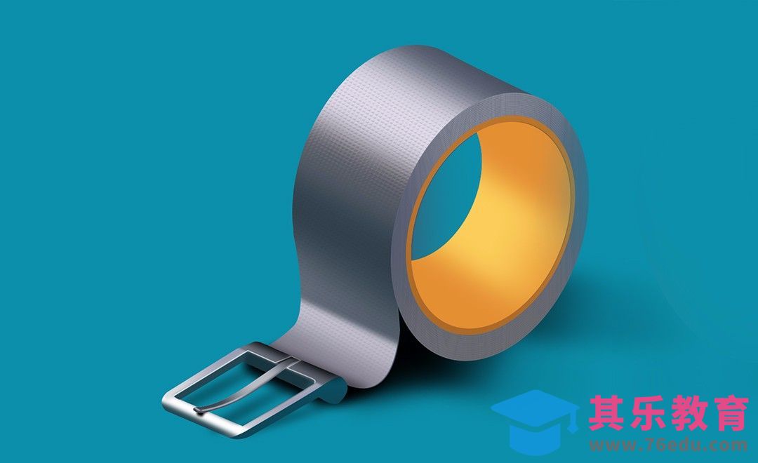 PS-鼠绘-银色皮带[虎课网绘画插画视频教程][ipad商业插画MP4教程全集 ]-第1张图片-我要自学网