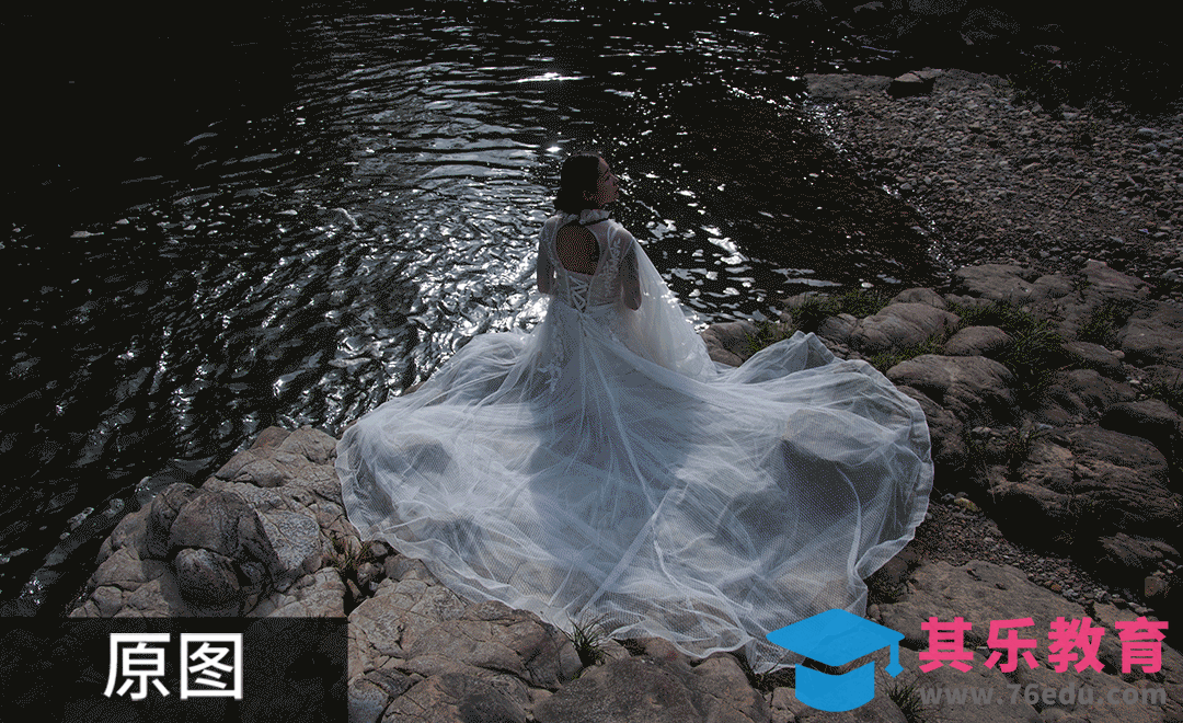 PS-外景水面波光粼粼调色思路教学[虎课网手机摄影入门视频教程][MP4产品摄影教程全集 ]-第1张图片-我要自学网