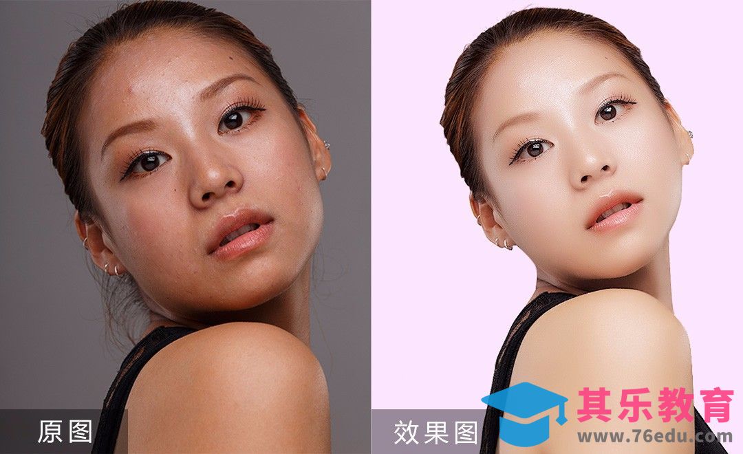 PS-人像精修打造水润皮肤[虎课网手机摄影入门视频教程][MP4产品摄影教程全集 ]-第1张图片-我要自学网