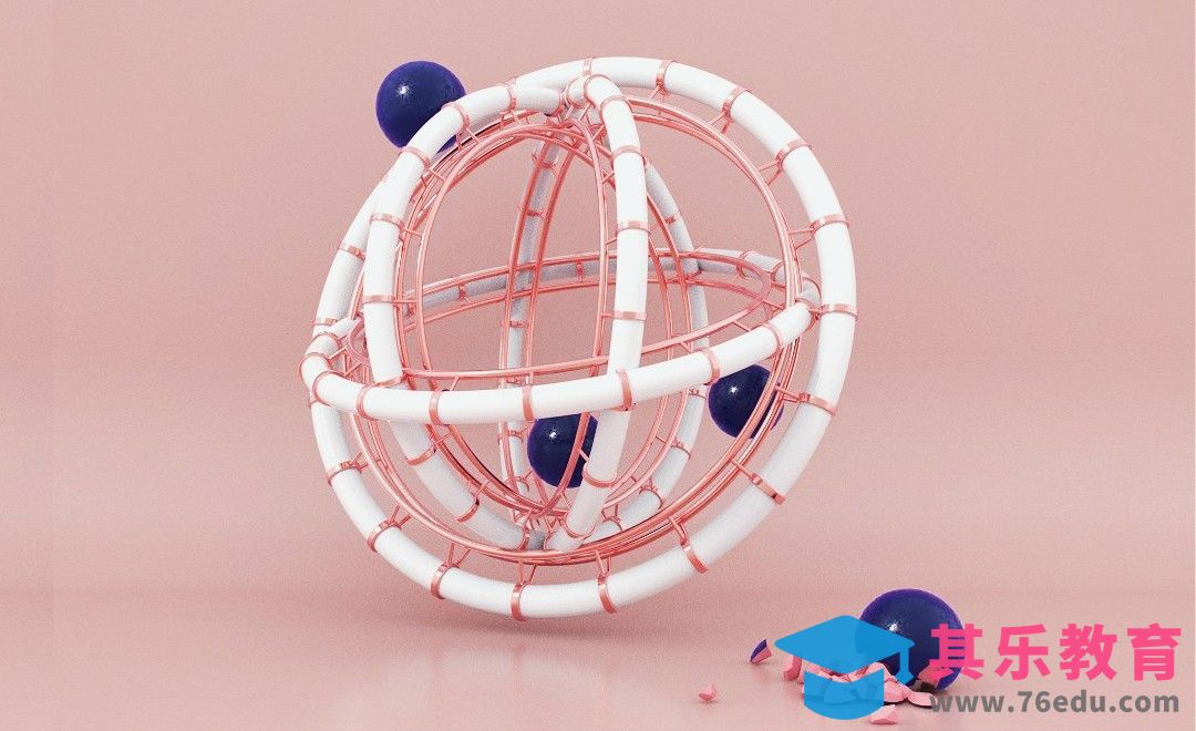 C4D-创意圆环案例[虎课网C4D设计视频教程][产品数码建模MP4教程全集 ]-第1张图片-我要自学网