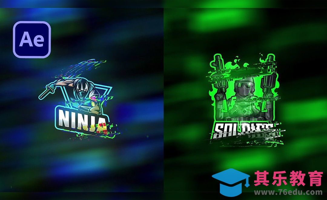 AE-进阶游戏风logo动画制作[虎课网最新视频教程][免费高清MP4教程全集 ]-第1张图片-我要自学网