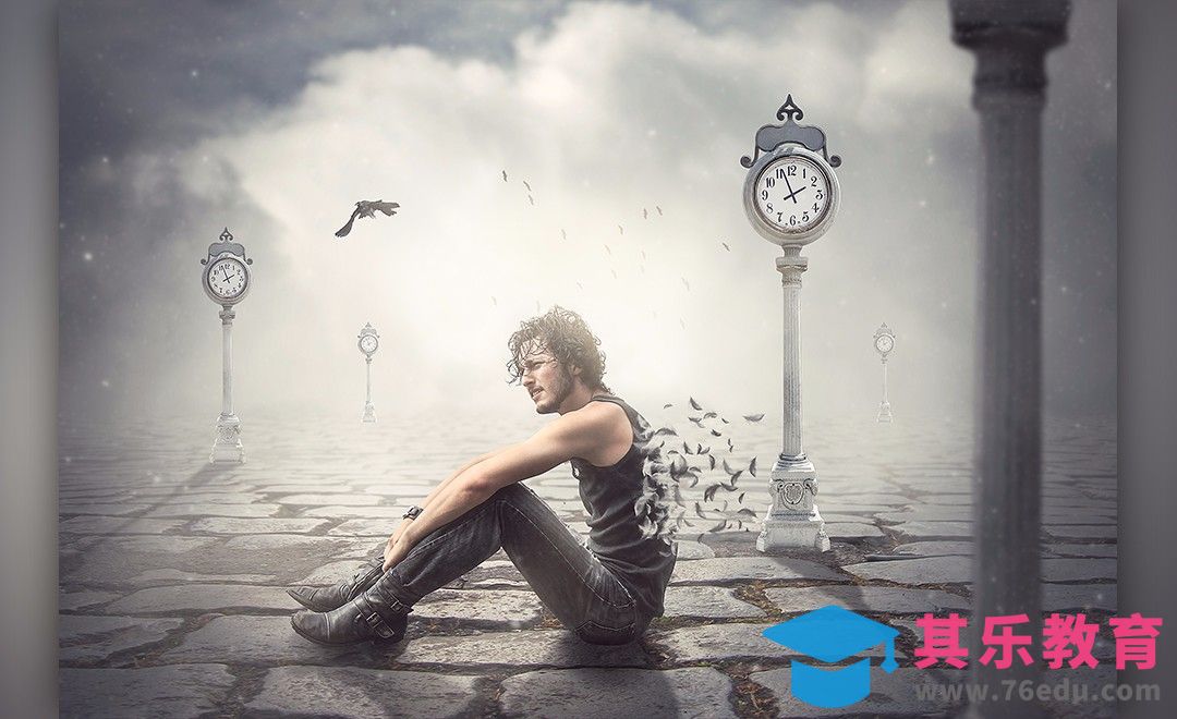 PS-时光旅者-超现实合成[平面设计视频教程][海报设计MP4高清全集 ]-第1张图片-我要自学网