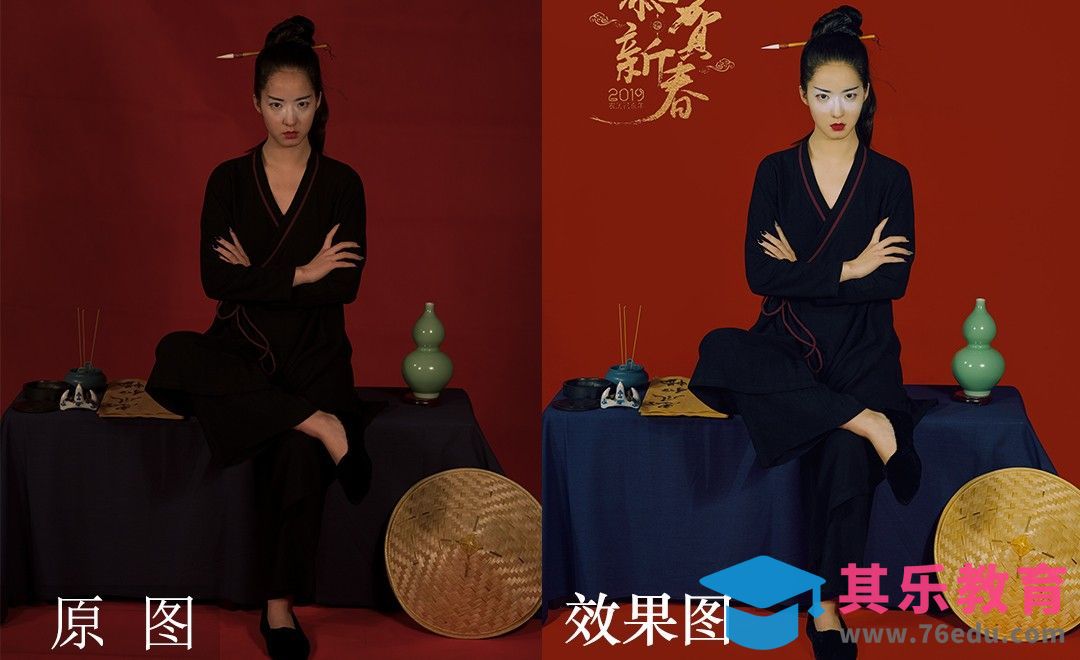 PS+LR-如何处理相近背景色与肤色[虎课网手机摄影入门视频教程][MP4产品摄影教程全集 ]-第1张图片-我要自学网