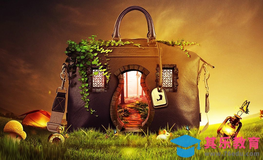 PS-“包”容无限-女包创意合成[平面设计视频教程][海报设计MP4高清全集 ]-第1张图片-我要自学网