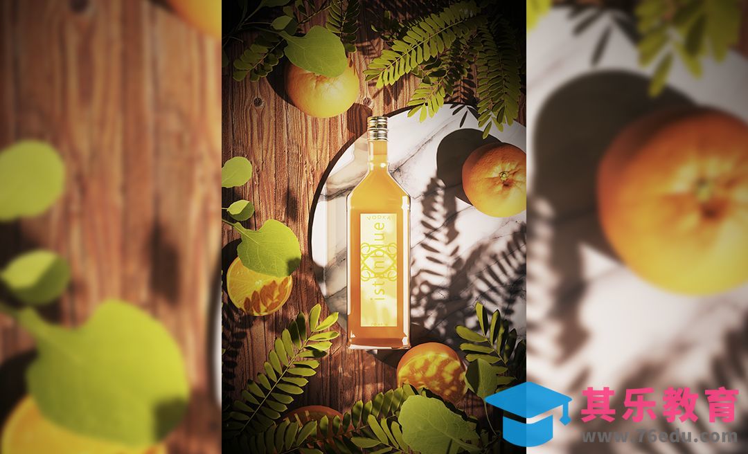 C4D+OC-果酒写实场景制作（上）[虎课网C4D设计视频教程][产品数码建模MP4教程全集 ]-第1张图片-我要自学网