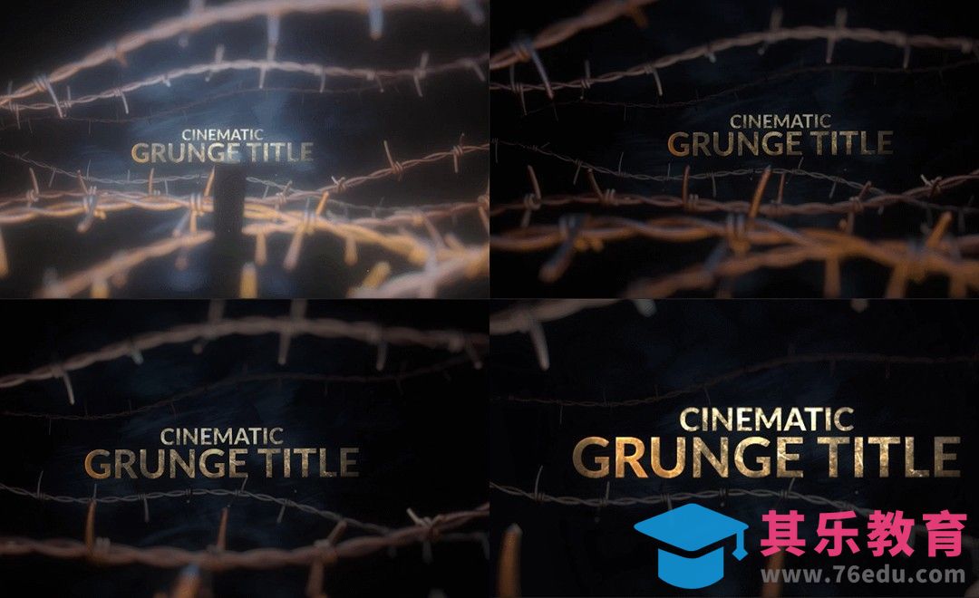 AE-炫酷闪电铁条片头动效[虎课网最新视频教程][免费高清MP4教程全集 ]-第1张图片-我要自学网