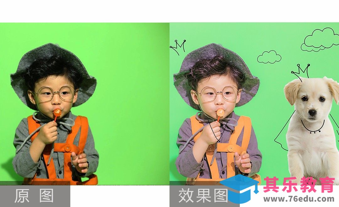 PS-儿童棚拍特色表情的后期教程[虎课网手机摄影入门视频教程][MP4产品摄影教程全集 ]-第1张图片-我要自学网