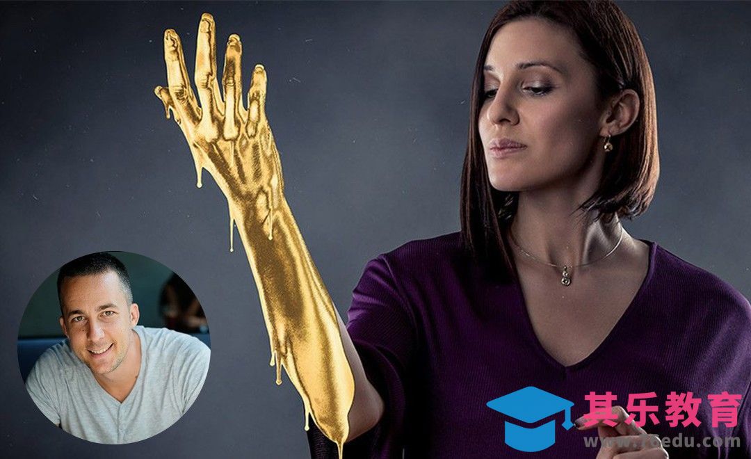 PS-创意土豪金质感人物皮肤合成[虎课网最新视频教程][免费高清MP4教程全集 ]-第1张图片-我要自学网