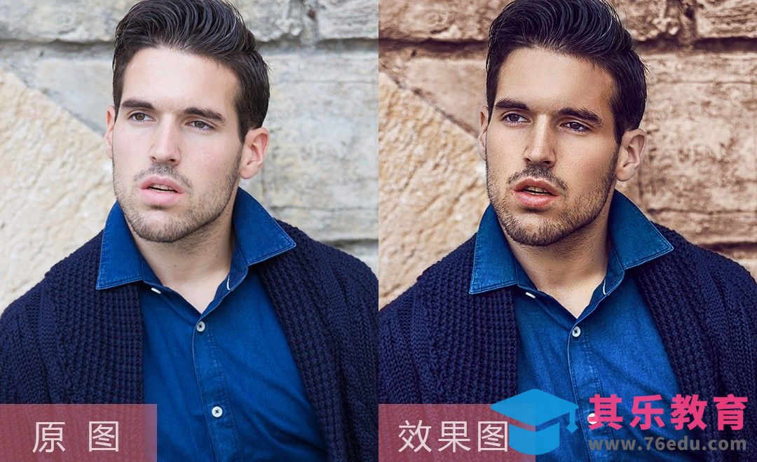 PS-欧美男士人像精修[虎课网手机摄影入门视频教程][MP4产品摄影教程全集 ]-第1张图片-我要自学网