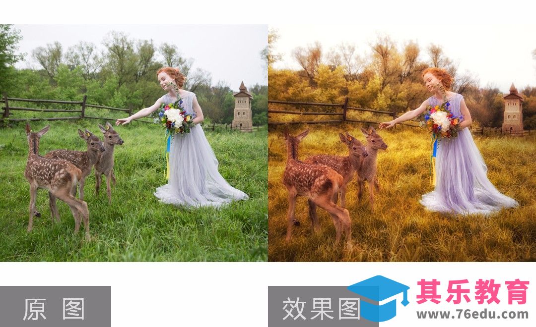 PS-儿童外景梦幻效果调色[虎课网手机摄影入门视频教程][MP4产品摄影教程全集 ]-第1张图片-我要自学网