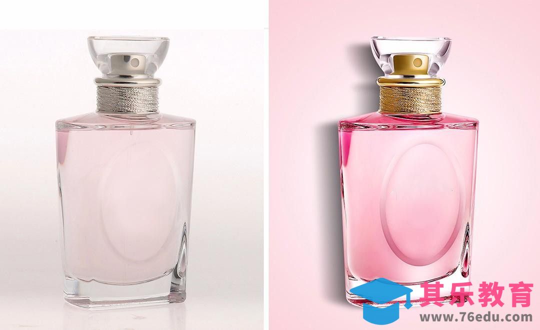 PS-粉色香水精修[虎课网电商产品精修视频教程][最新PS修图教程全集MP4 ]-第1张图片-我要自学网