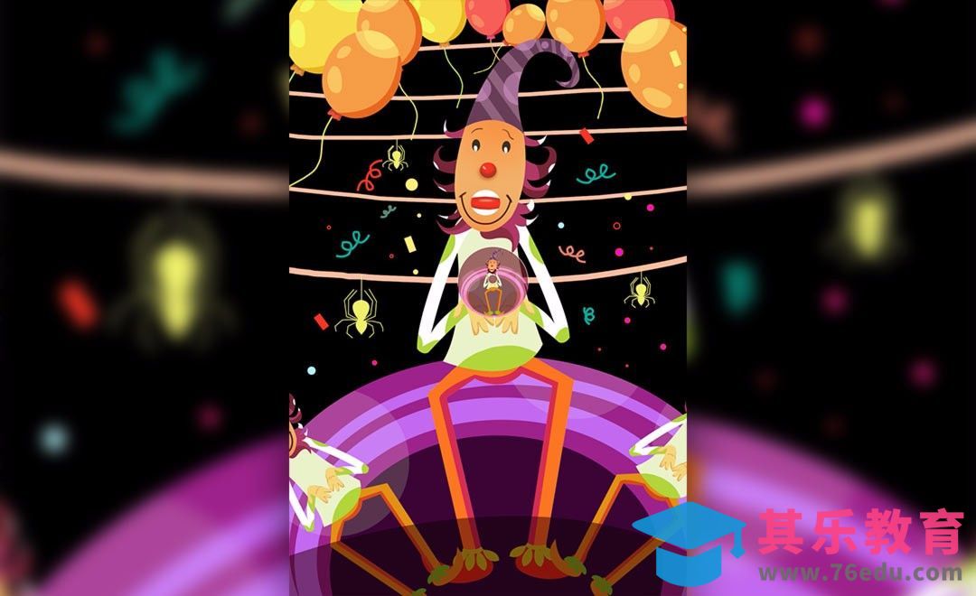 PS-狂欢愚人节[虎课网绘画插画视频教程][ipad商业插画MP4教程全集 ]-第1张图片-我要自学网