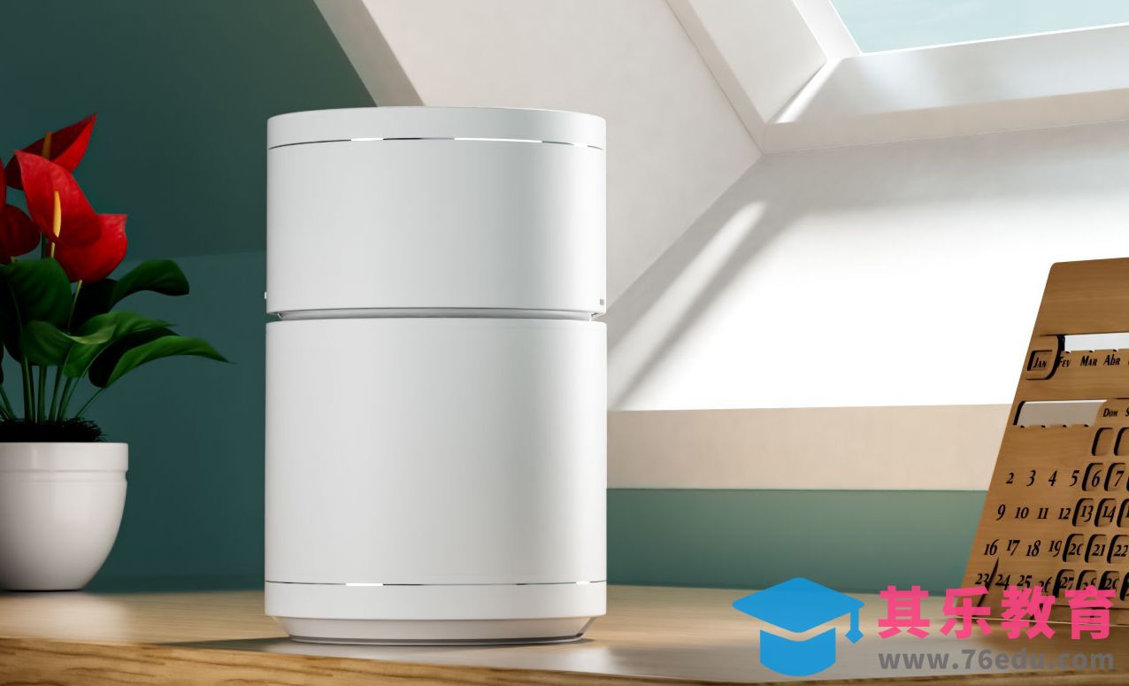 C4D+OC-加湿器小景渲染与后期详解[虎课网C4D设计视频教程][产品数码建模MP4教程全集 ]-第1张图片-我要自学网