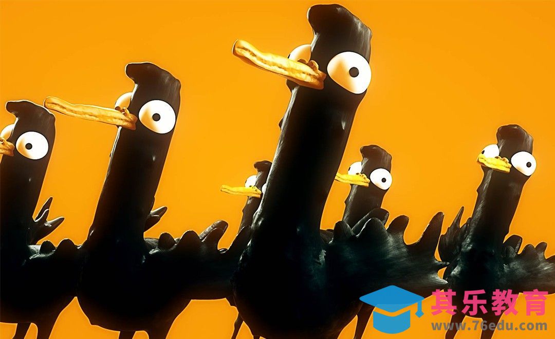 C4D+ZB-“一起跳舞鸭”卡通创意[虎课网C4D设计视频教程][产品数码建模MP4教程全集 ]-第1张图片-我要自学网