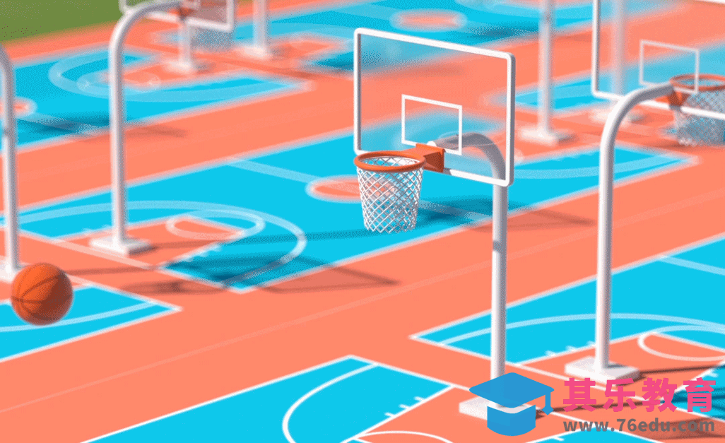 C4D+OC-篮球场投篮小动画制作[虎课网C4D设计视频教程][产品数码建模MP4教程全集 ]-第1张图片-我要自学网