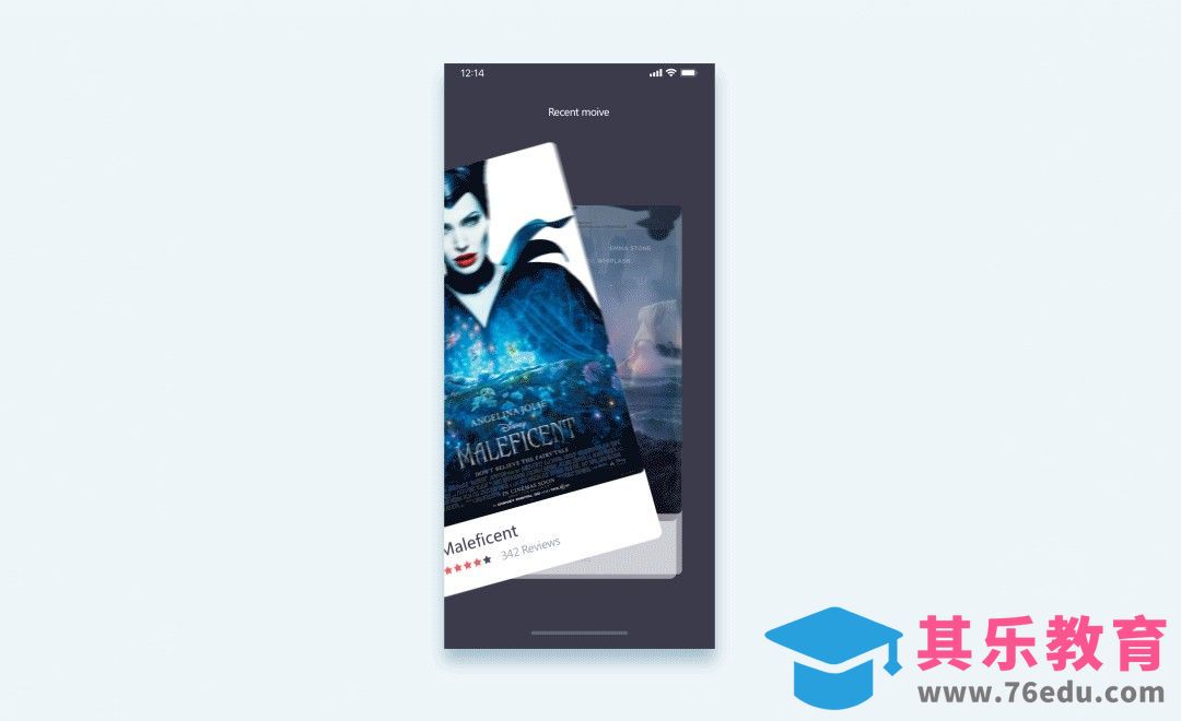 AE-买电影票UI动效[虎课网UI设计视频教程][UI设计教程全集MP4 ]-第1张图片-我要自学网