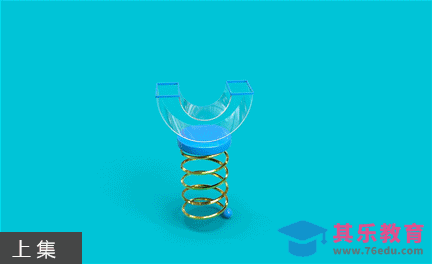 C4D-动画-粒子弹簧动画(上集)[虎课网C4D设计视频教程][产品数码建模MP4教程全集 ]-第1张图片-我要自学网