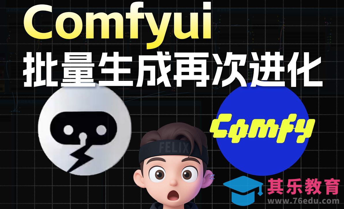 有了这个批量插件Comfyui已进化成功comfyui中多参数多模型调整进行批量生成，xyz平替[虎课网AICG人工智能视频教程][MP4高清全集 ]-第1张图片-我要自学网