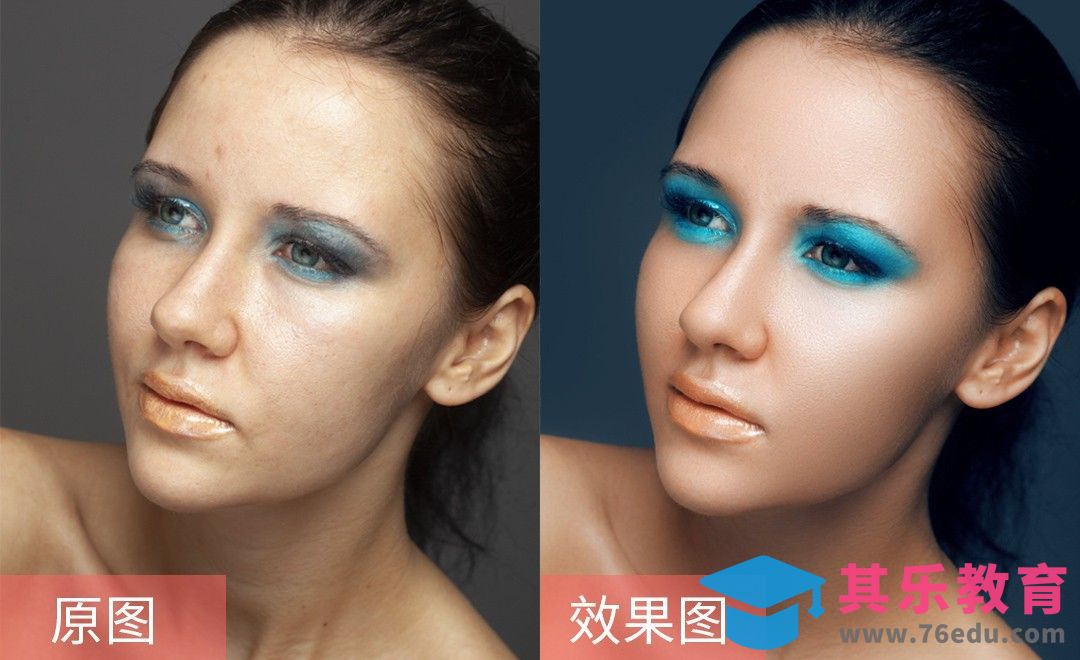 PS-彩妆女模特精修教程[虎课网手机摄影入门视频教程][MP4产品摄影教程全集 ]-第1张图片-我要自学网