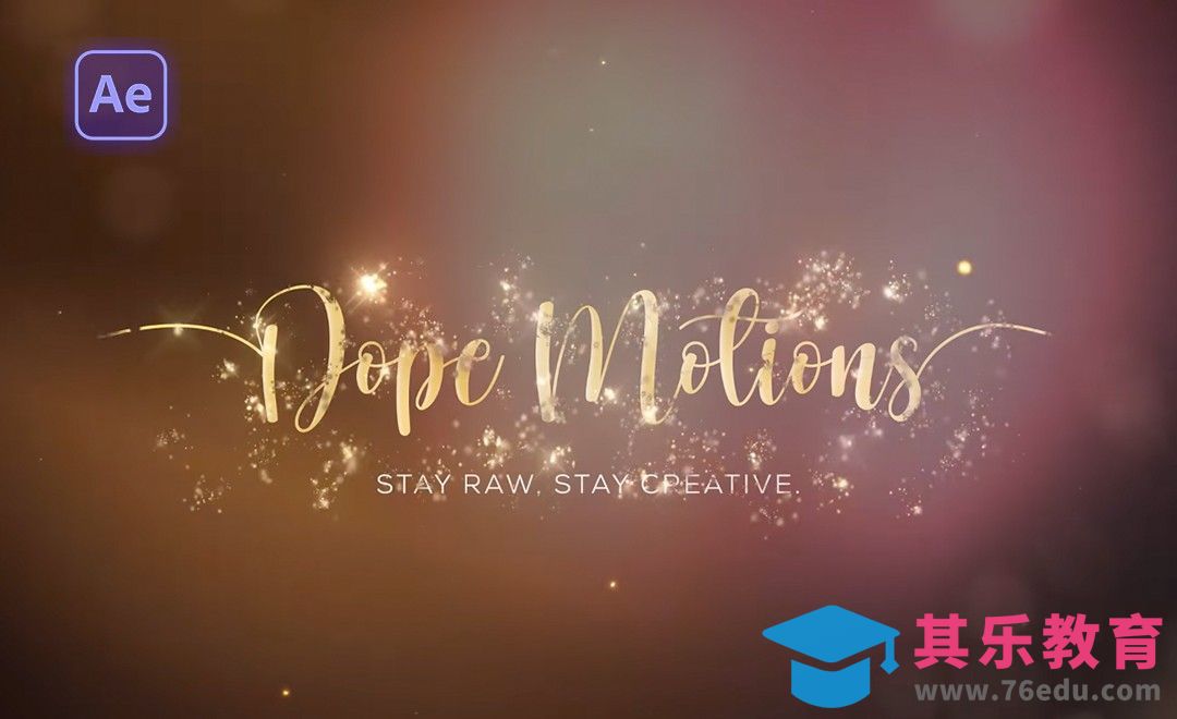 AE-金色梦幻祝福文字动效制作[虎课网最新视频教程][免费高清MP4教程全集 ]-第1张图片-我要自学网