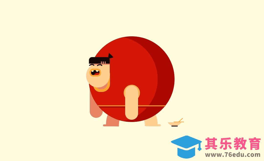 AE-相扑选手趣味小动画[虎课网影视动画制作视频教程][MP4影视拍摄教程全集 ]-第1张图片-我要自学网