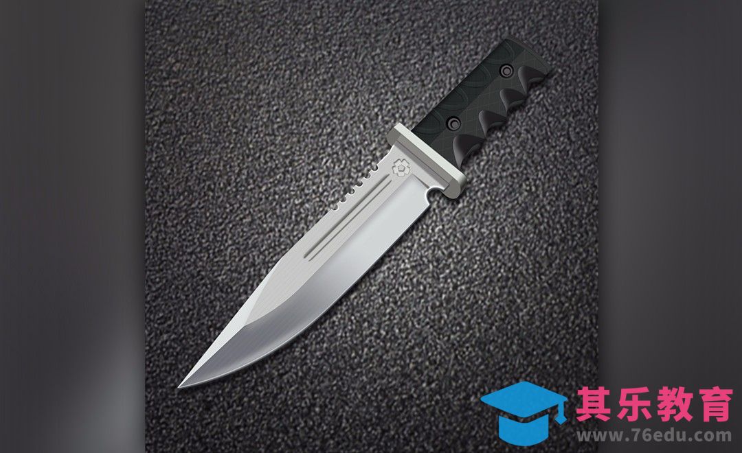 PS-鼠绘军用刀具[虎课网电商产品精修视频教程][最新PS修图教程全集MP4 ]-第1张图片-我要自学网