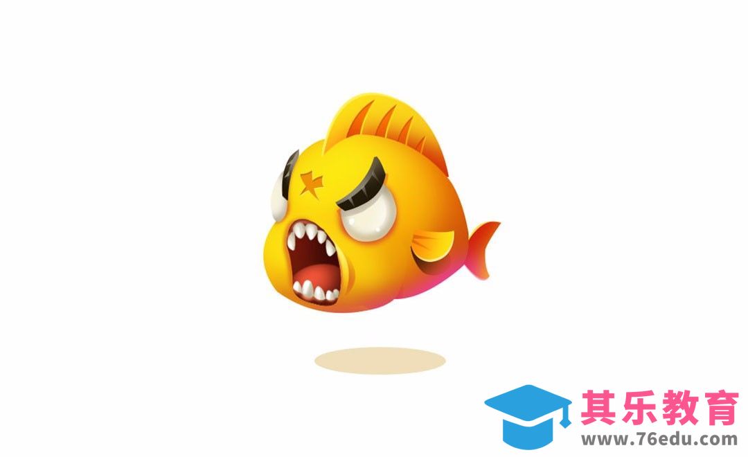 PS-板绘-小黄鱼角色绘制[虎课网绘画插画视频教程][ipad商业插画MP4教程全集 ]-第1张图片-我要自学网