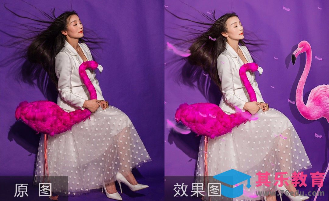 PS-女士紫色梦幻后期调色[虎课网手机摄影入门视频教程][MP4产品摄影教程全集 ]-第1张图片-我要自学网