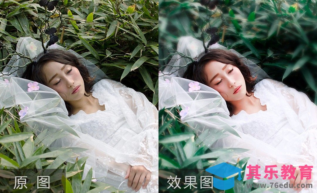 PS-林间梦幻人像后期处理[虎课网手机摄影入门视频教程][MP4产品摄影教程全集 ]-第1张图片-我要自学网