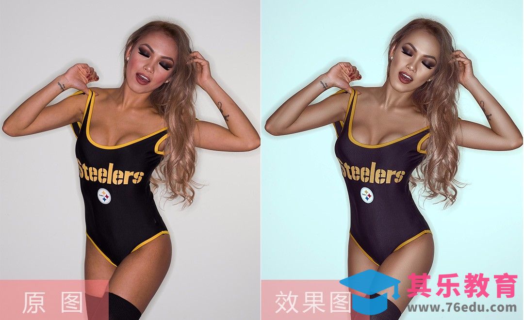 PS-啦啦队性感美女皮肤精修[虎课网手机摄影入门视频教程][MP4产品摄影教程全集 ]-第1张图片-我要自学网