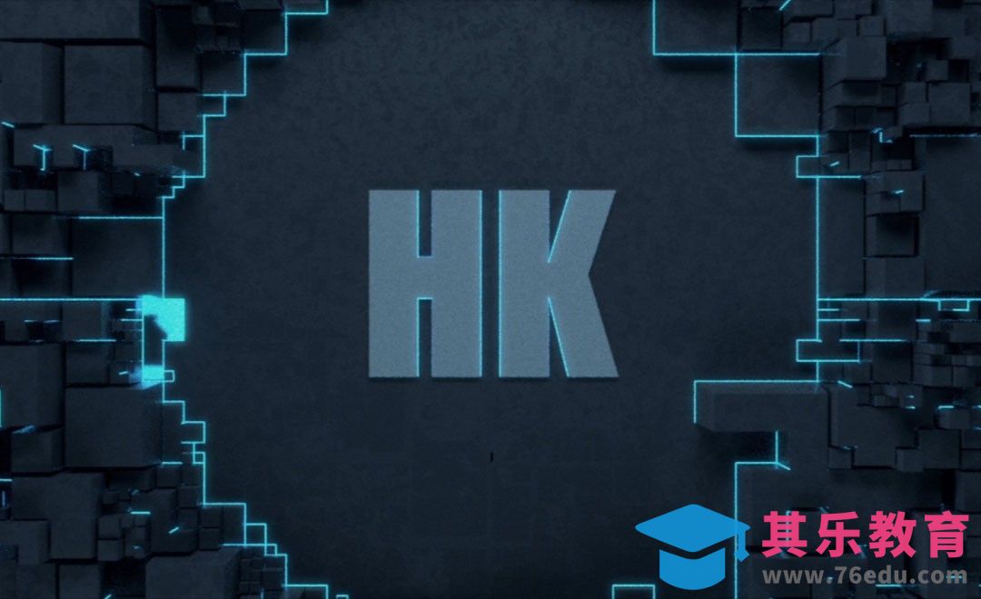C4D-滚石电光文字HK[虎课网C4D设计视频教程][产品数码建模MP4教程全集 ]-第1张图片-我要自学网