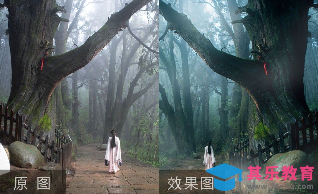 PS-静谧风古风意境人像修图[虎课网手机摄影入门视频教程][MP4产品摄影教程全集 ]-第1张图片-我要自学网