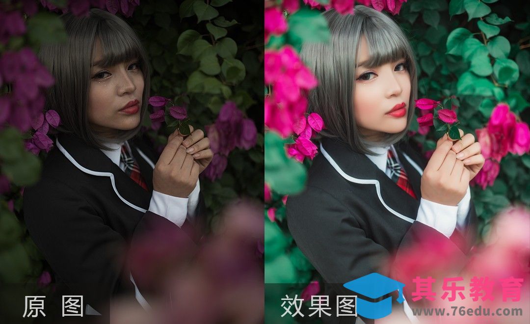 PS-清新jk制服人像调色教程[虎课网手机摄影入门视频教程][MP4产品摄影教程全集 ]-第1张图片-我要自学网