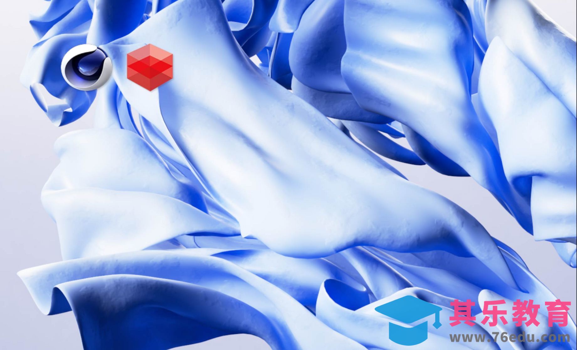 C4D-动力学布料沿文字流动[虎课网C4D设计视频教程][产品数码建模MP4教程全集 ]-第1张图片-我要自学网