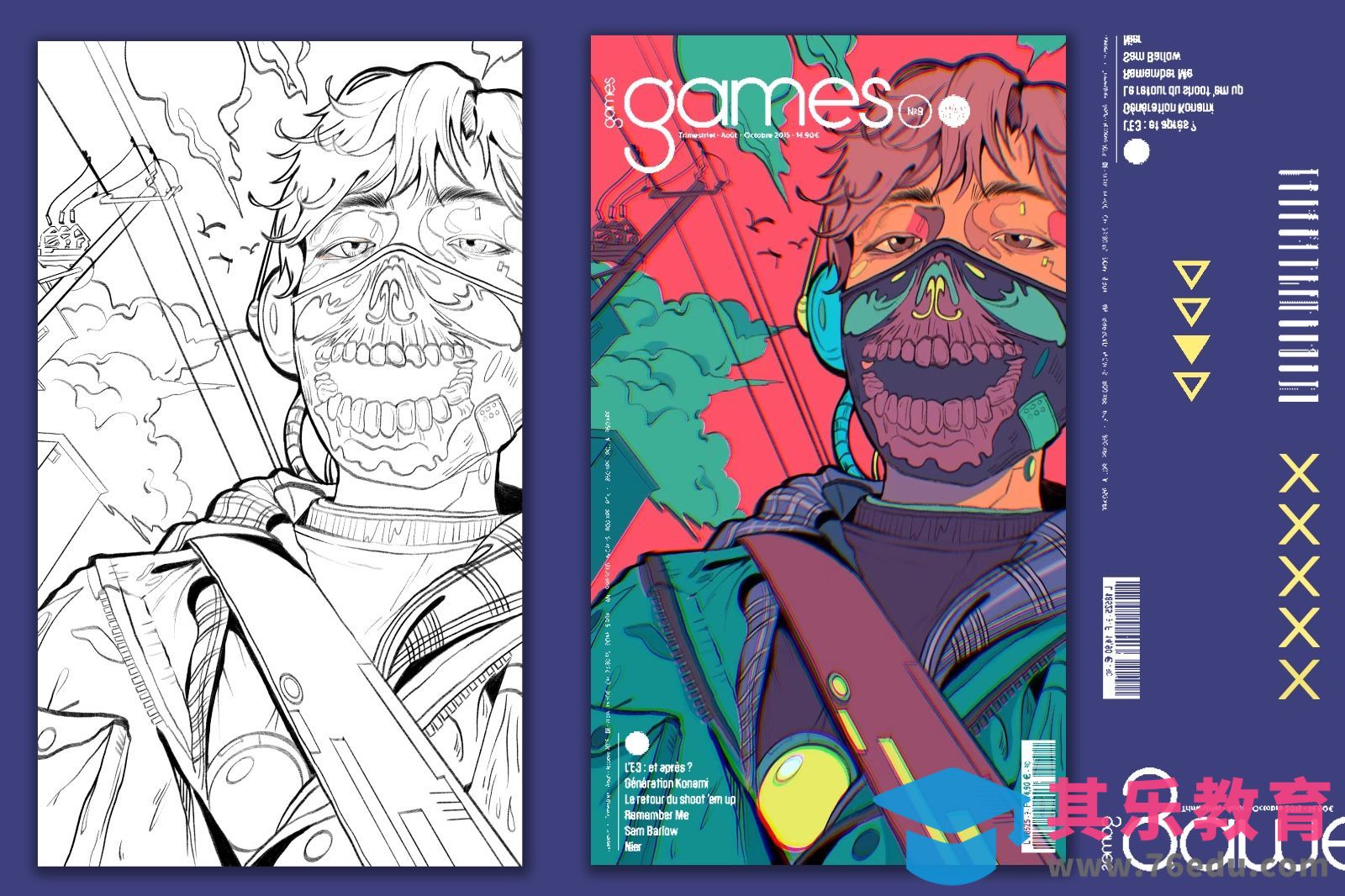 Procreate-iPad人物商稿－教你画人物（线稿篇）[虎课网绘画插画视频教程][ipad商业插画MP4教程全集 ]-第1张图片-我要自学网