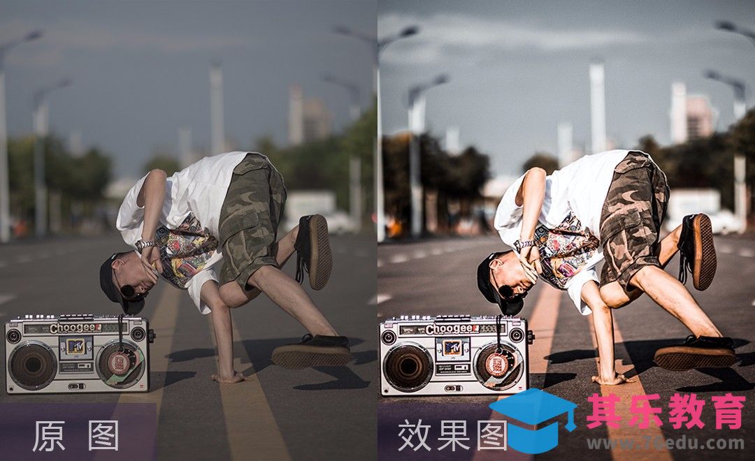 PS+LR-街头舞者黑色质感后期修片[虎课网手机摄影入门视频教程][MP4产品摄影教程全集 ]-第1张图片-我要自学网