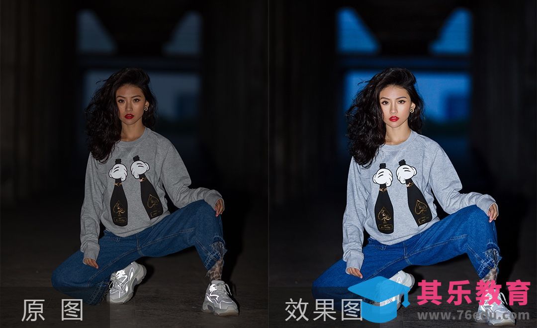 PS-暗调人像后期修图[虎课网手机摄影入门视频教程][MP4产品摄影教程全集 ]-第1张图片-我要自学网