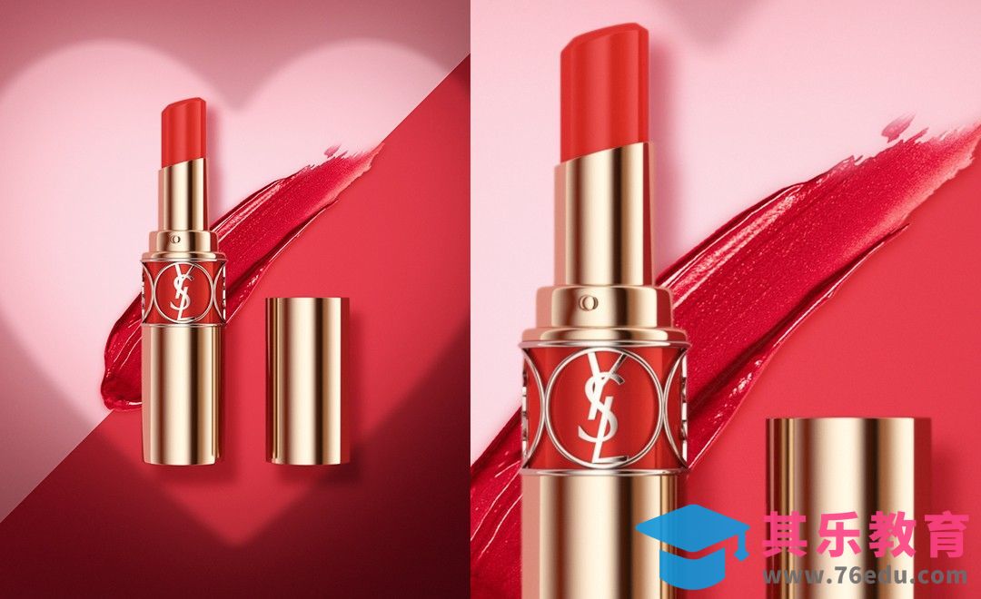 C4D+OC-口红心形打光思路分享-建模[虎课网C4D设计视频教程][产品数码建模MP4教程全集 ]-第1张图片-我要自学网