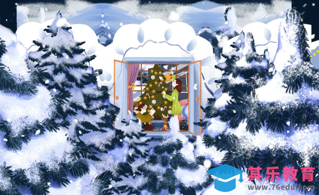 AE-圣诞节卡通片头动画[虎课网影视动画制作视频教程][MP4影视拍摄教程全集 ]-第1张图片-我要自学网