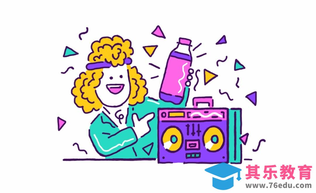 PS-板绘-音乐人插画[虎课网绘画插画视频教程][ipad商业插画MP4教程全集 ]-第1张图片-我要自学网