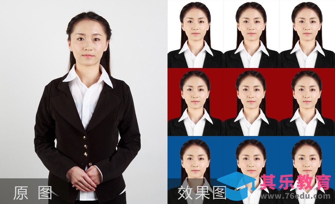 PS-商务女士证件照形体液化及对称修饰[虎课网手机摄影入门视频教程][MP4产品摄影教程全集 ]-第1张图片-我要自学网