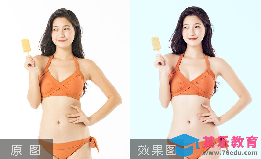 PS-清凉夏日泳装人像精修[虎课网手机摄影入门视频教程][MP4产品摄影教程全集 ]-第1张图片-我要自学网