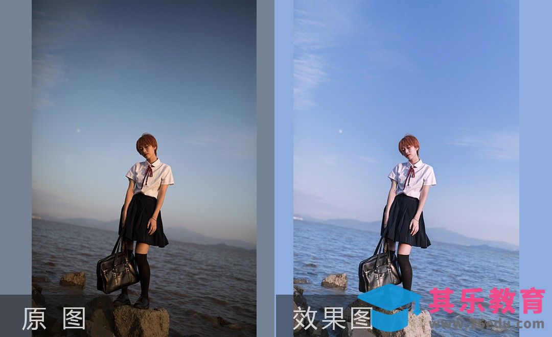 PS-海边胶片小清新后期教程[虎课网手机摄影入门视频教程][MP4产品摄影教程全集 ]-第1张图片-我要自学网