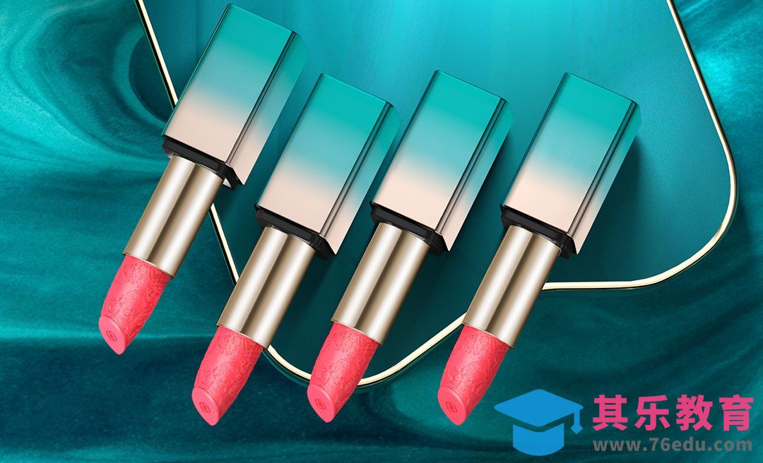 C4D+OC-中国风口红建模渲染后期（上）[虎课网C4D设计视频教程][产品数码建模MP4教程全集 ]-第1张图片-我要自学网