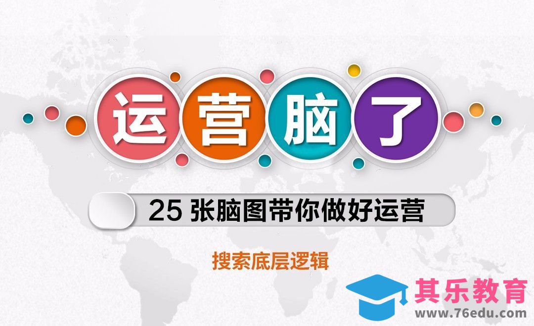 25张脑图带你做好运营-搜索底层逻辑[虎课网电商运营视频教程][最新电商教程全集MP4 ]-第1张图片-我要自学网